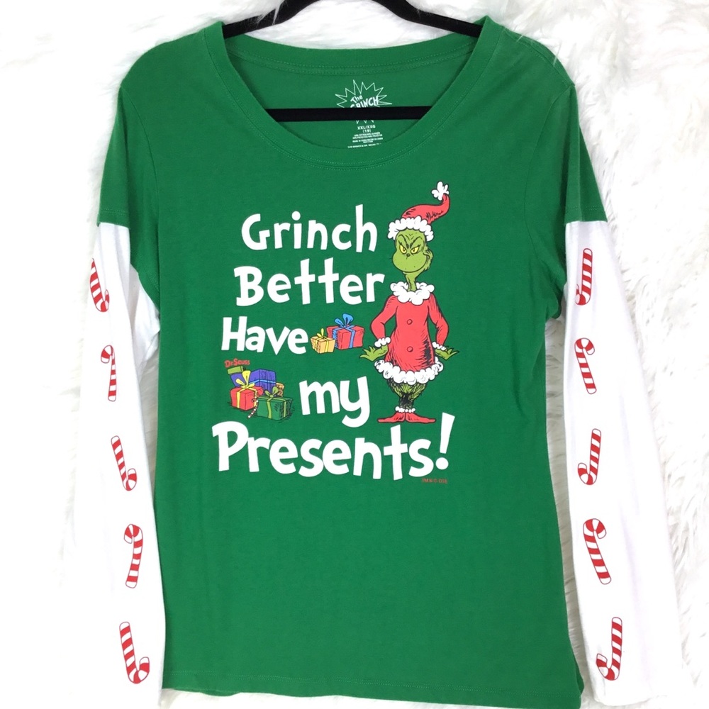 Dr. Sues the Grinch long sleeve Tee